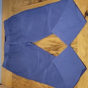 J Hilburn men's 39x32 relaxed fit blue gray dress pants